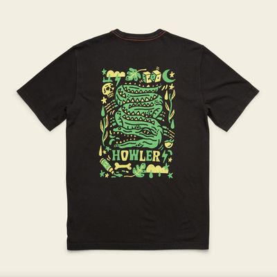 Howler Brothers Men's Slithering Gator Pocket Tee
