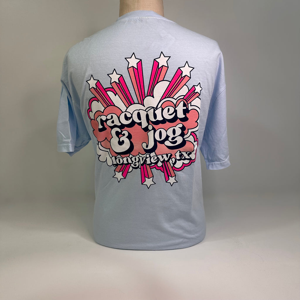 Racquet & Jog Specialty Coud Burst Tee