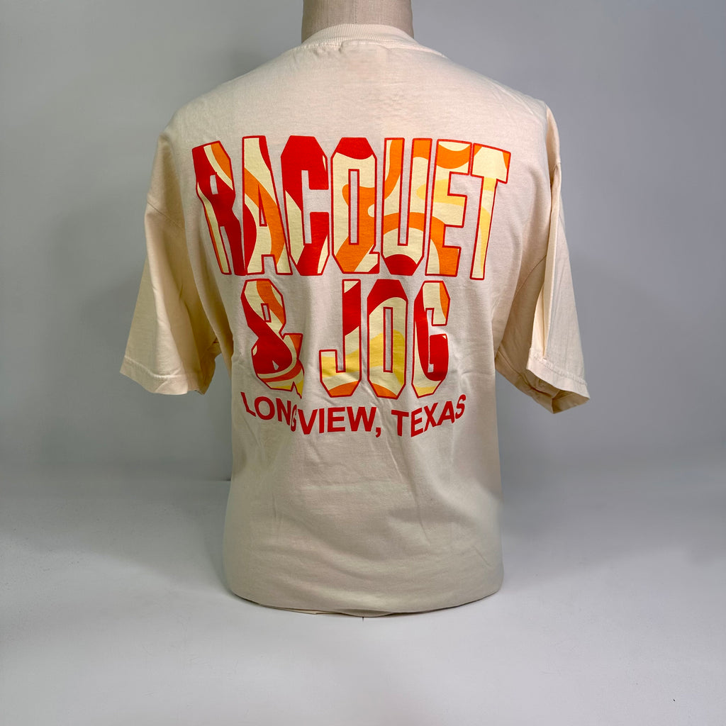 Racquet & Jog Specialty Print Swirl Tee