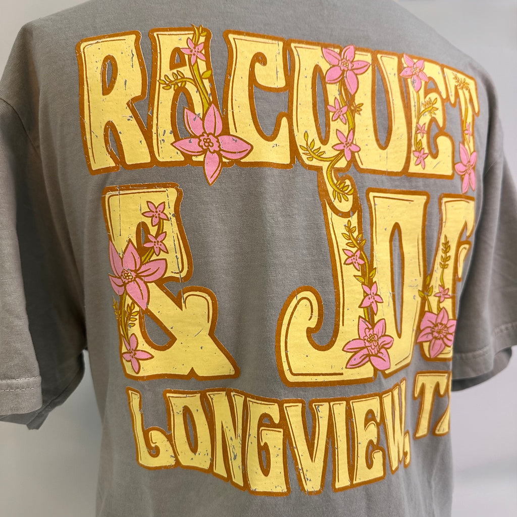 Racquet & Jog Specialty Art Noveau Tee
