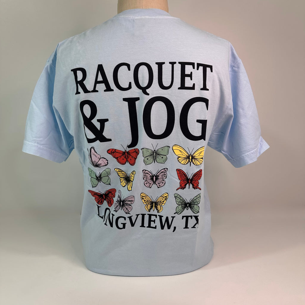 Racquet & Jog Specialty Butterflies Tee