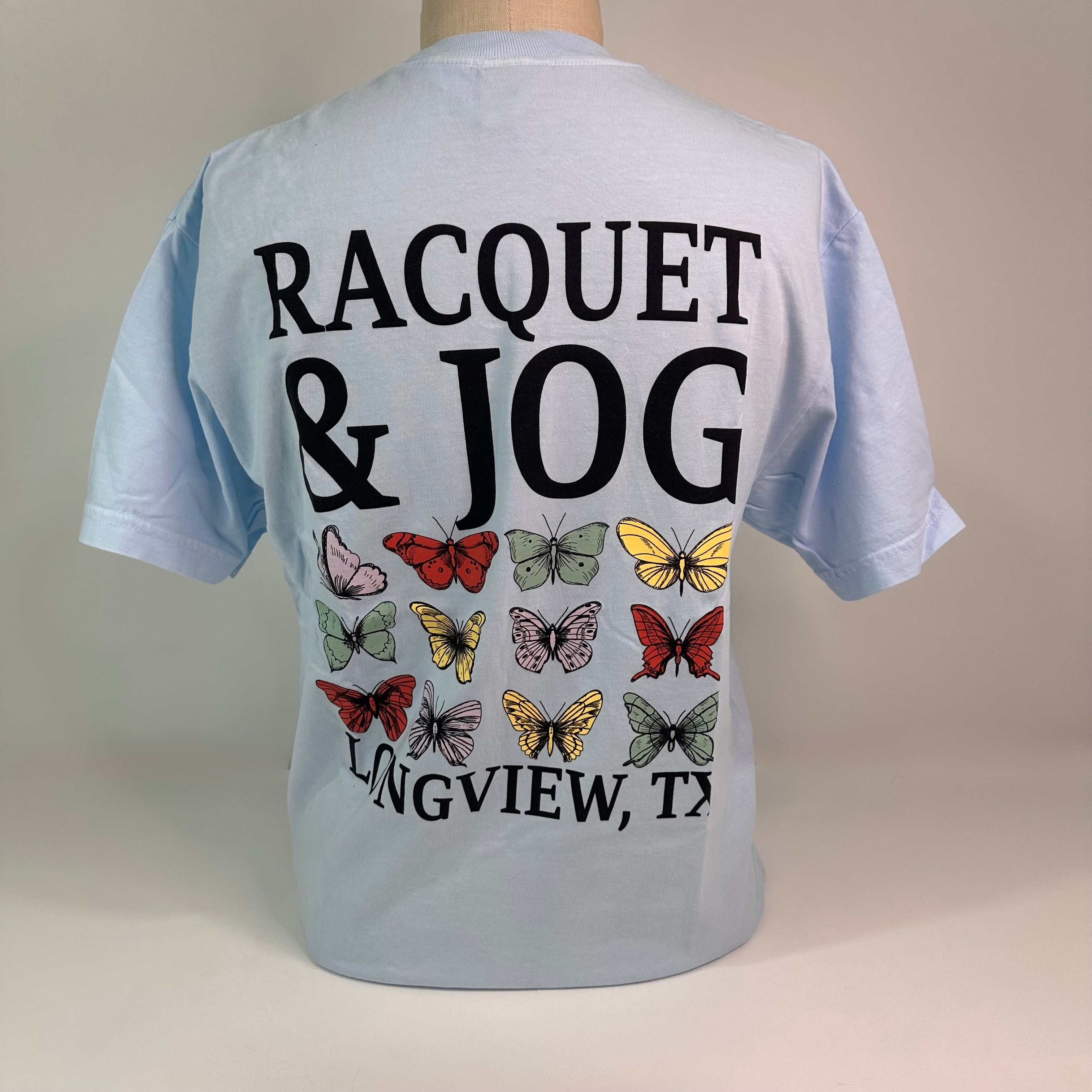 Racquet & Jog Specialty Butterflies Tee