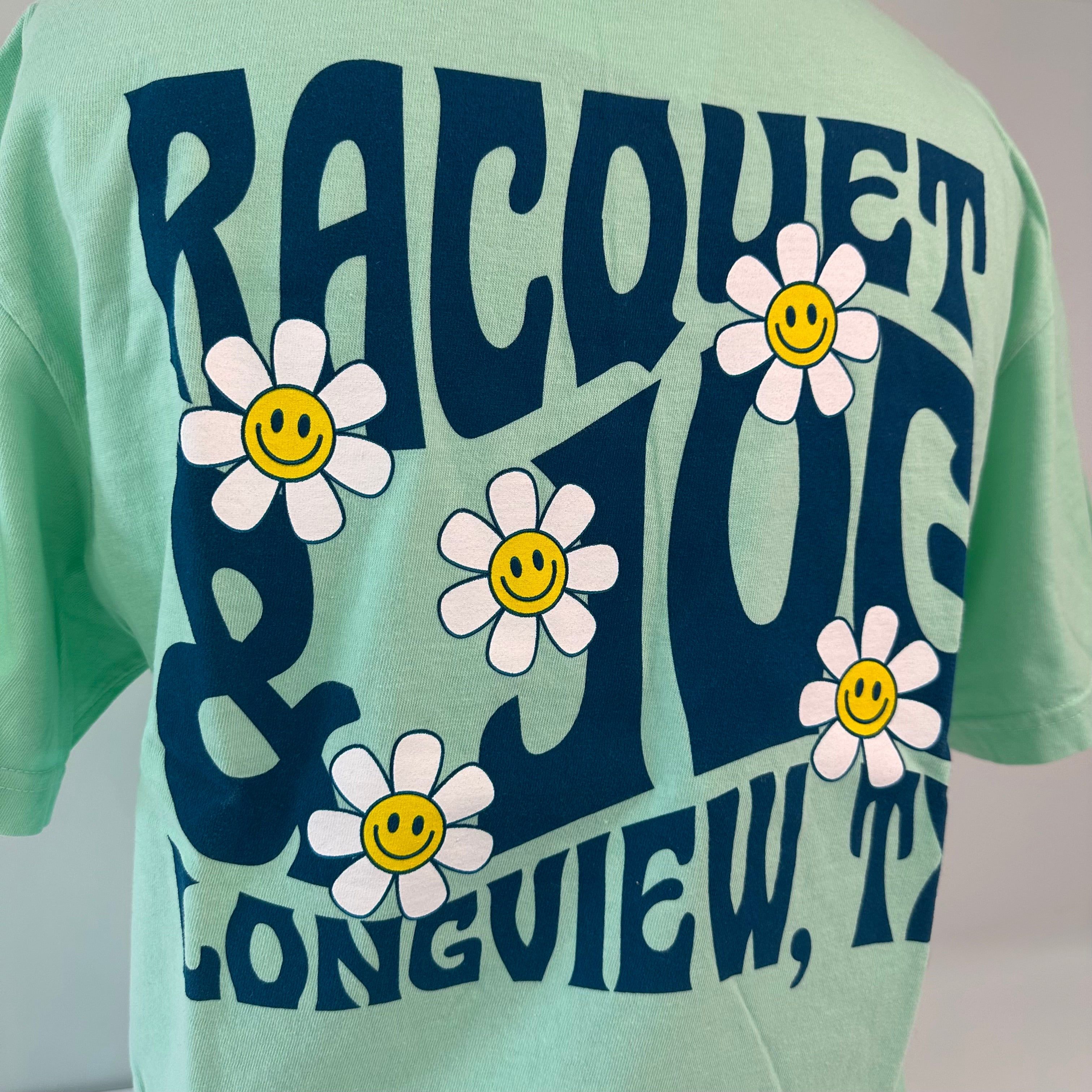 Racquet & Jog Specialty Hippie Flowers Tee