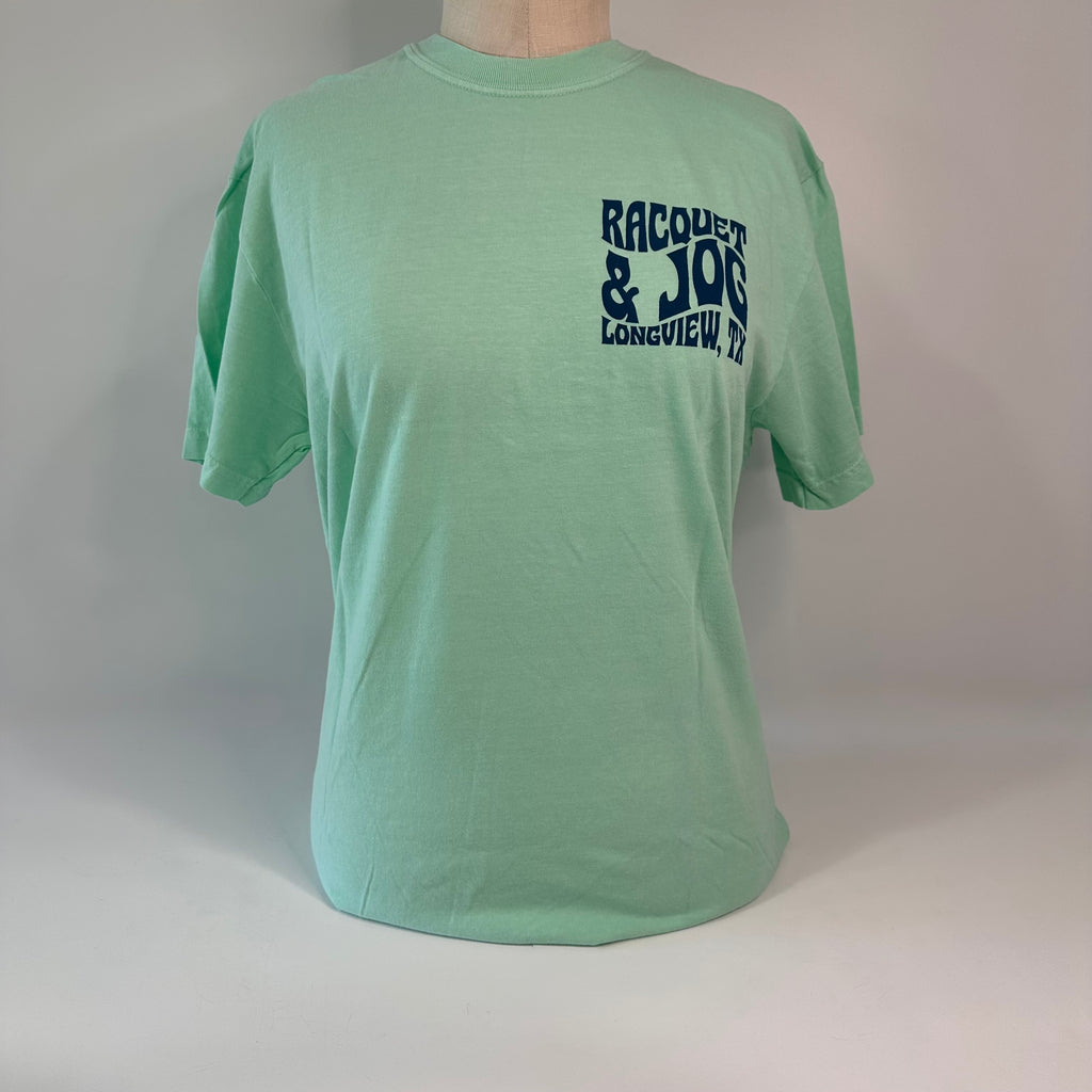 Racquet & Jog Specialty Hippie Flowers Tee