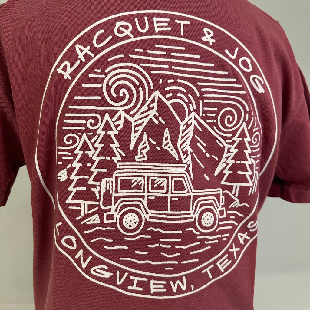 Racquet & Jog Specialty Jeep Dogs Tee