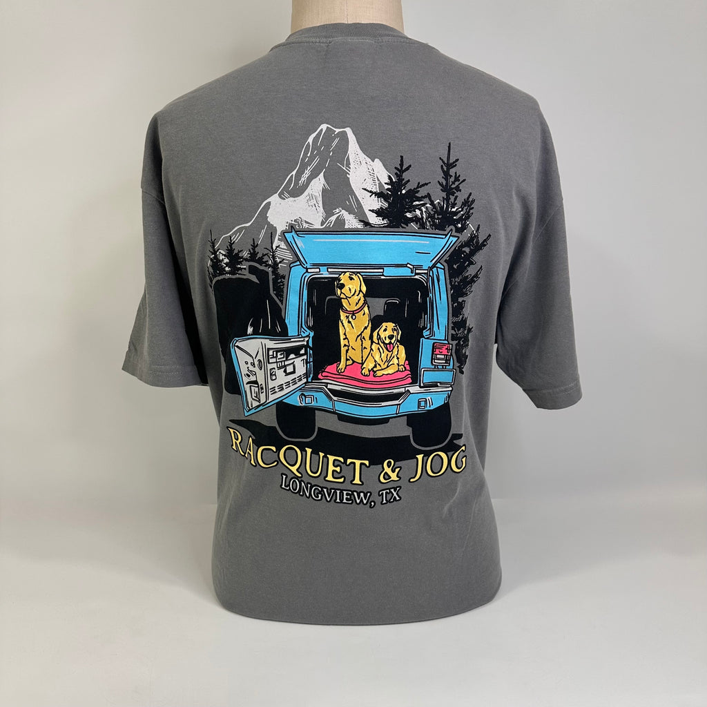 Racquet & Jog Specialty Jeep Dogs Tee