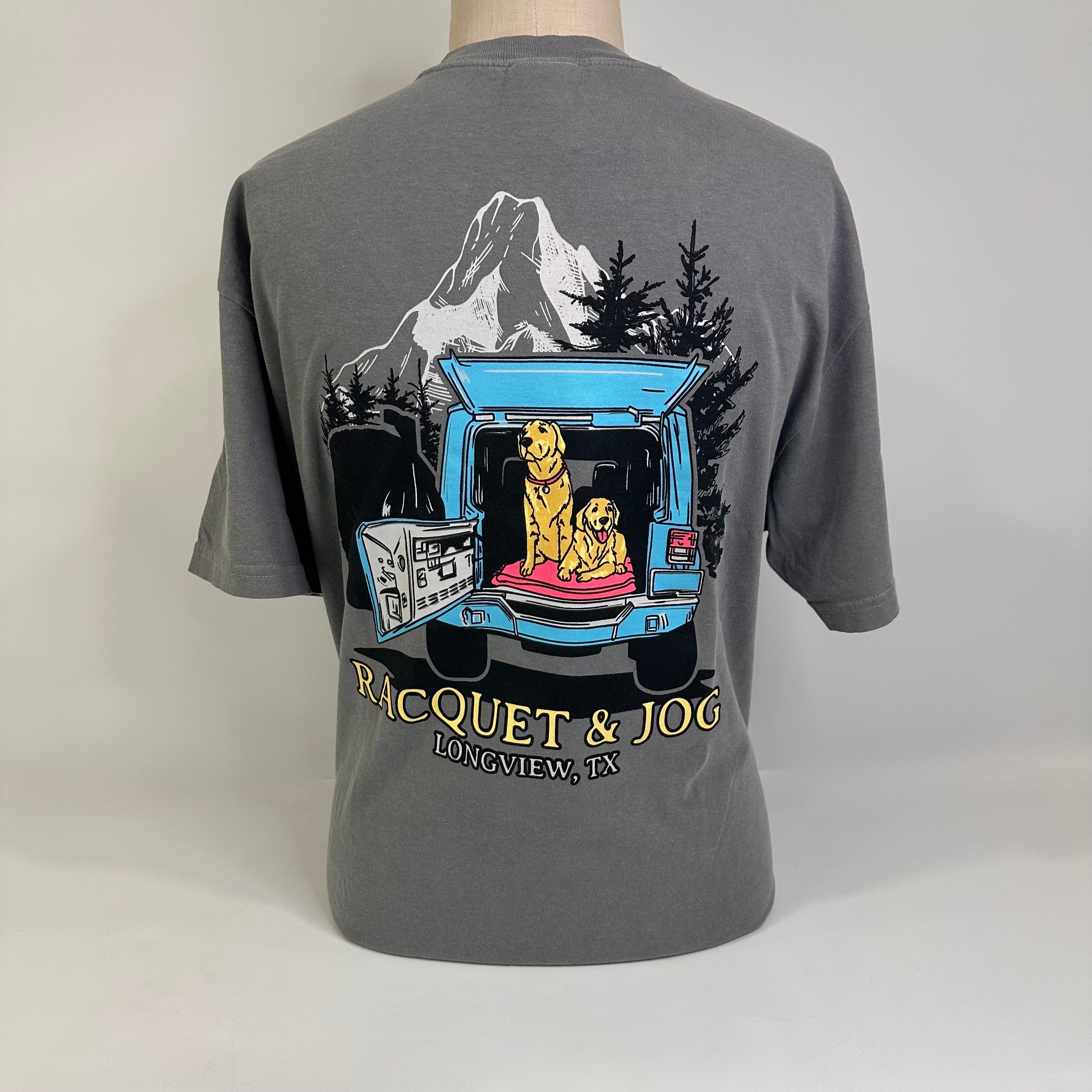 Racquet & Jog Specialty Jeep Dogs Tee