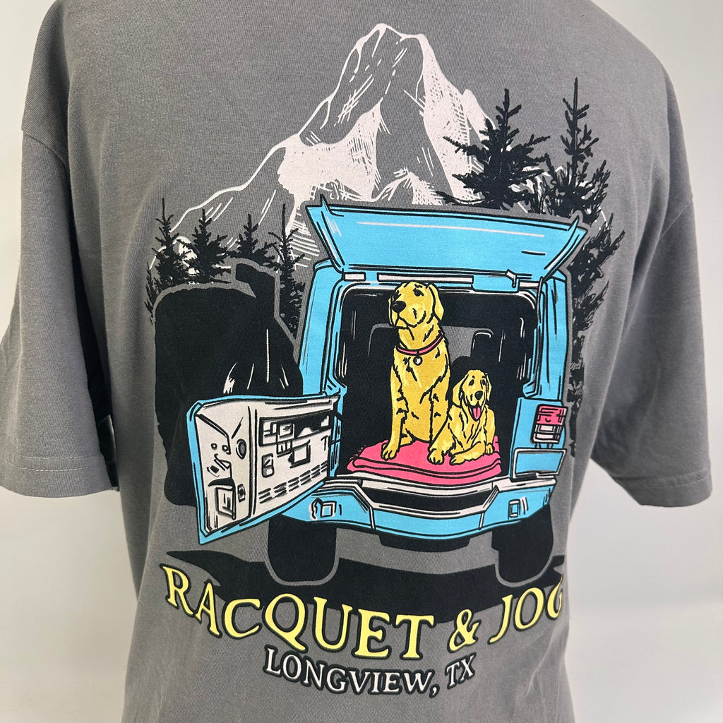 Racquet & Jog Specialty Jeep Dogs Tee
