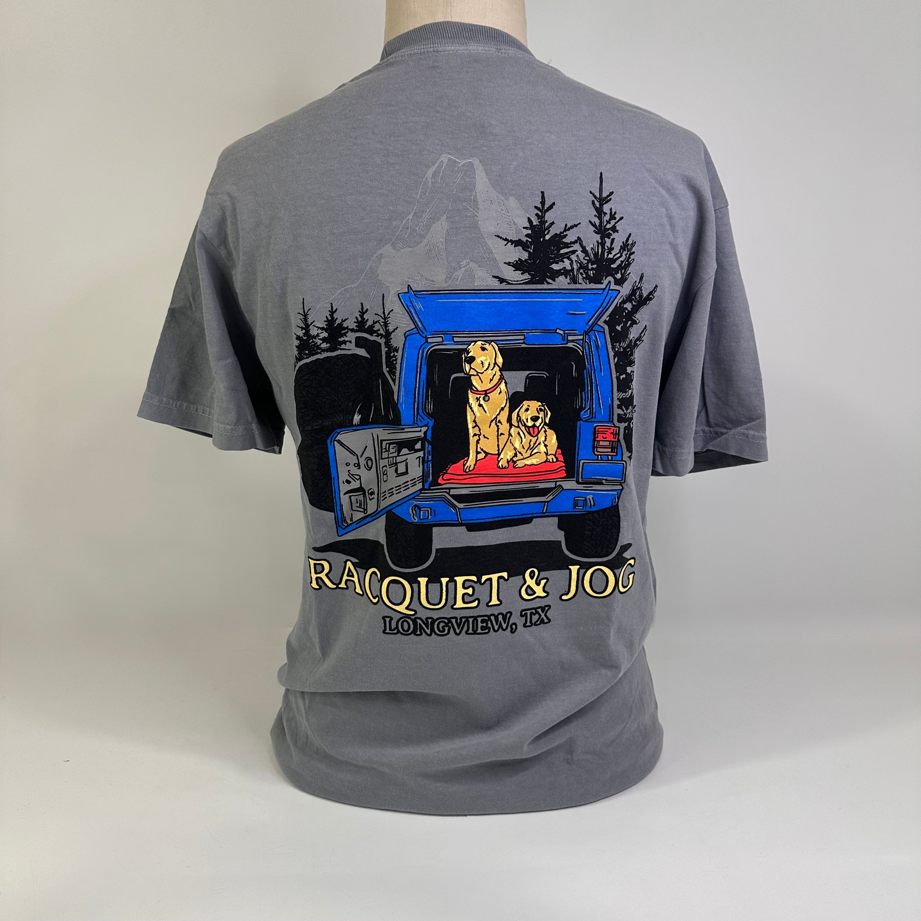Racquet & Jog Specialty Jeep Dog Tee