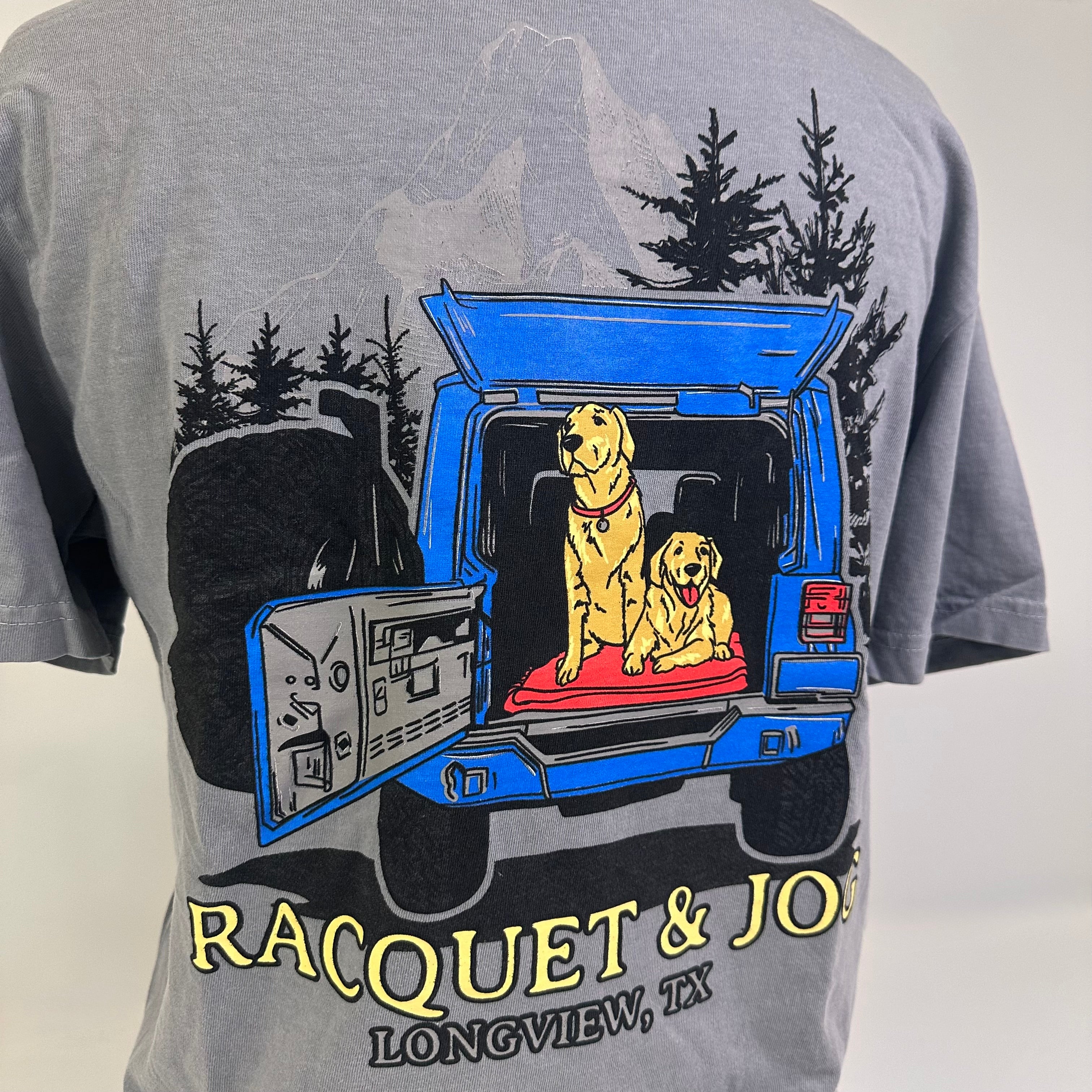 Racquet & Jog Specialty Jeep Dog Tee