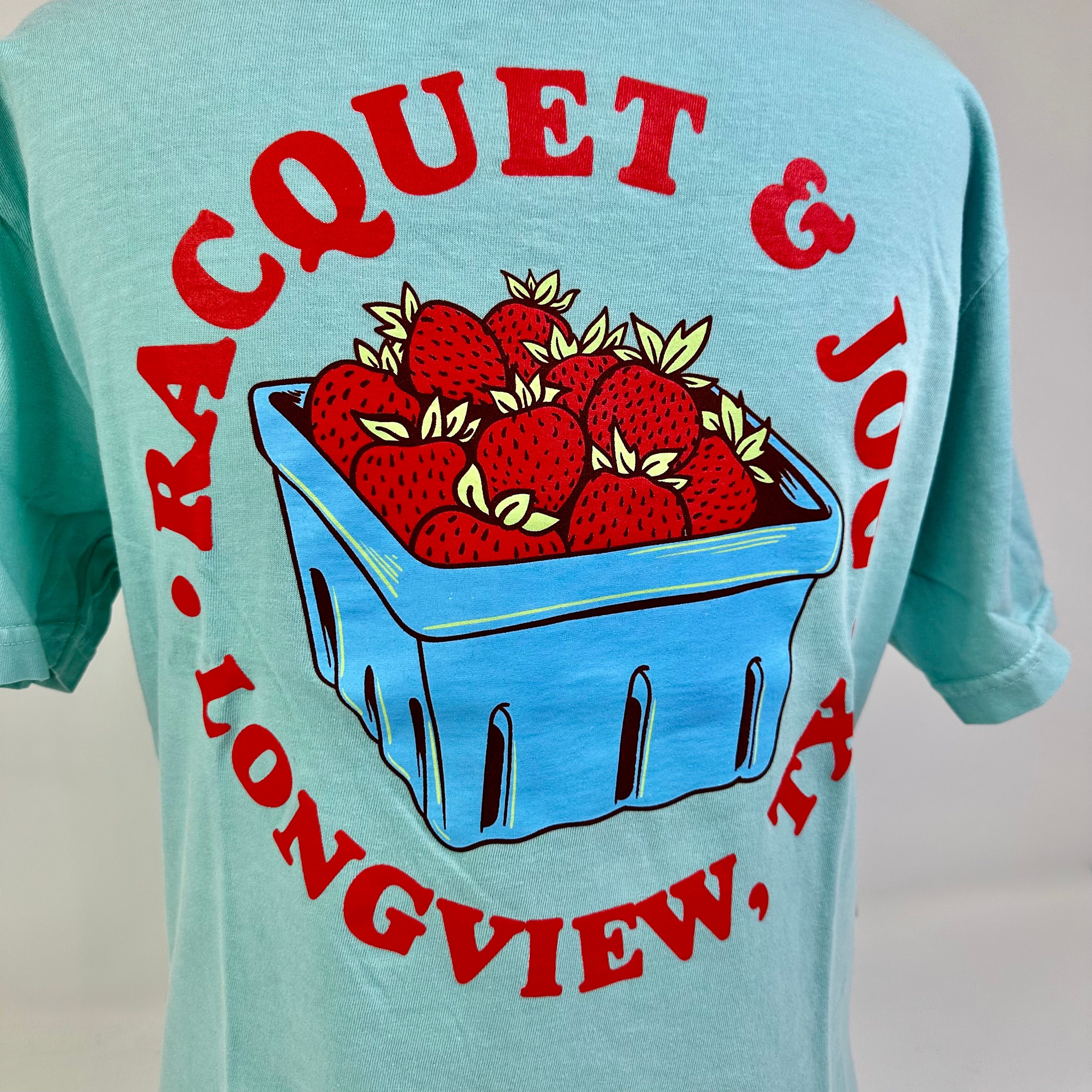 Racquet & Jog Specialty Summer Strawberry Tee