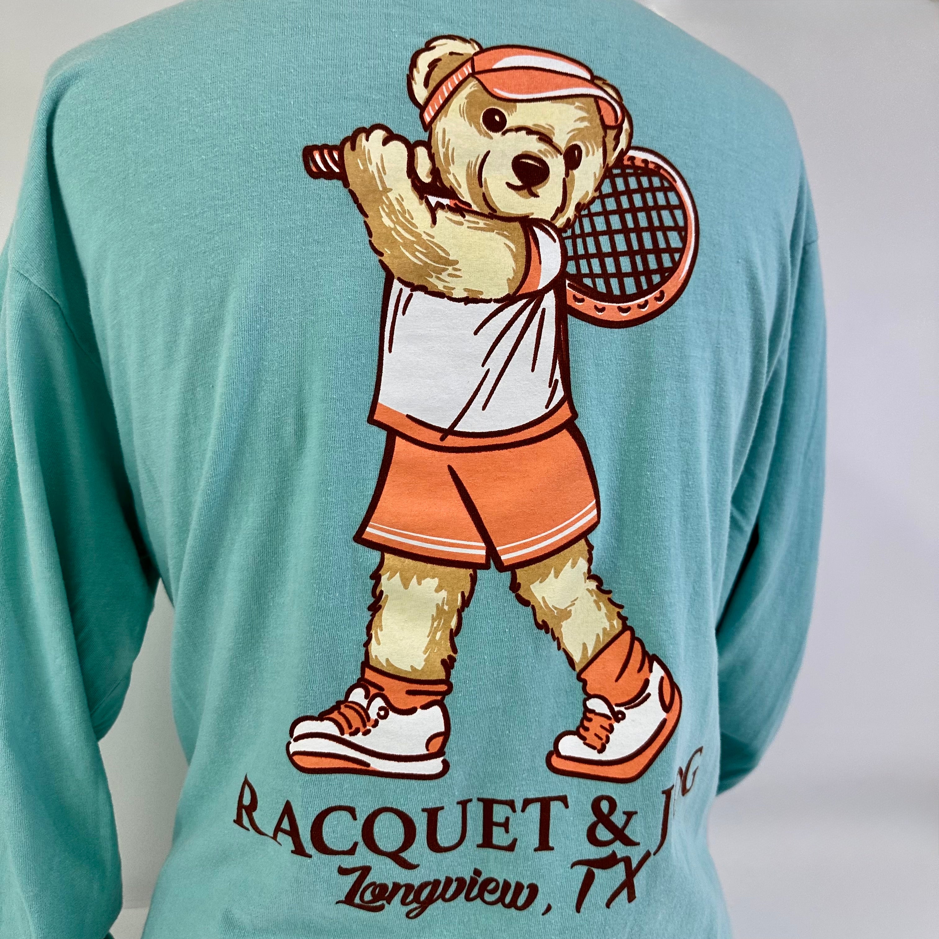 Racquet & Jog Long Sleeve Specialty Tennis Bear Tee