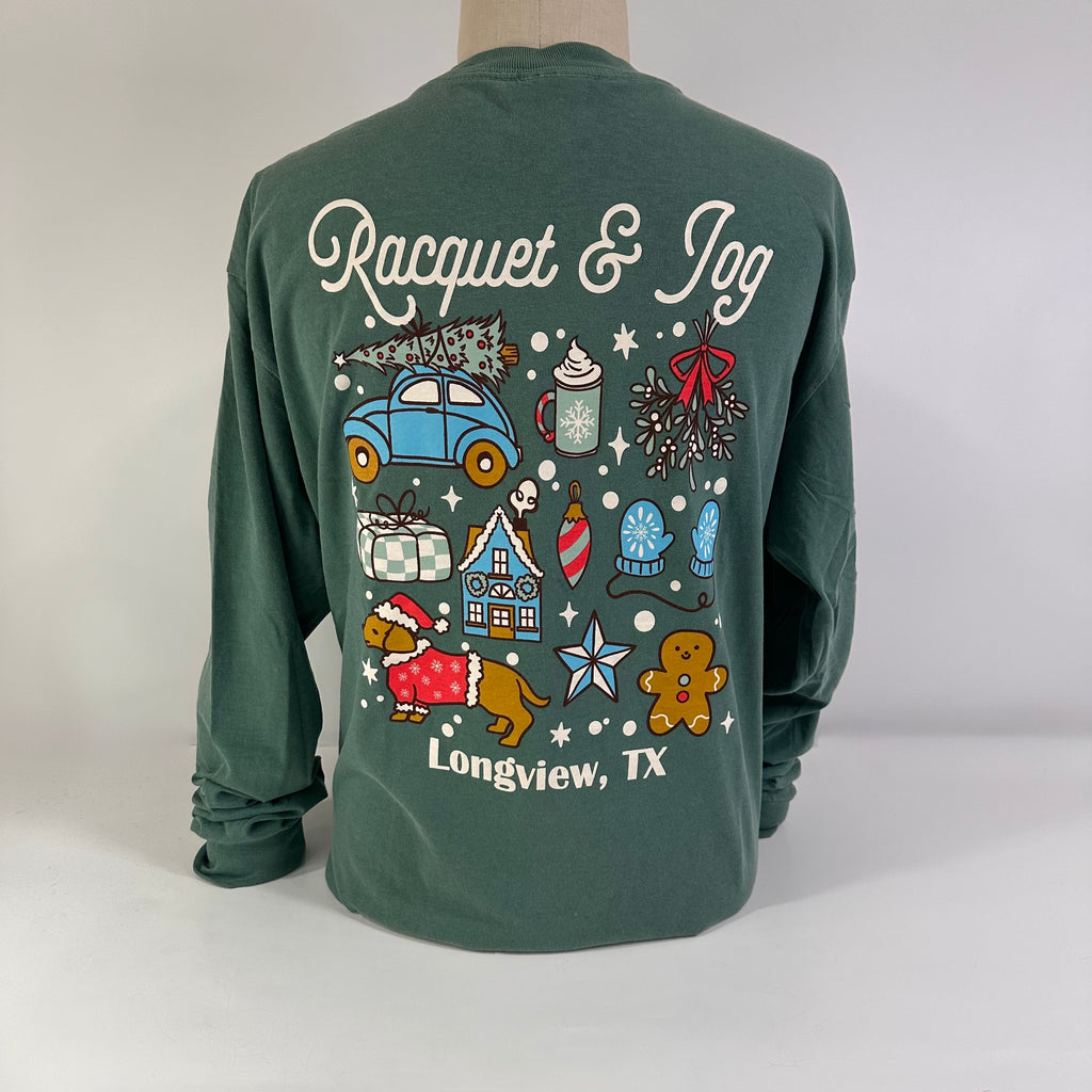 Racquet & Jog Specialty Christmas Supplies Tee