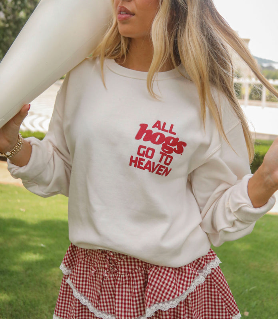 Charlie Southern All Hogs Go To Heaven Sweatshirt