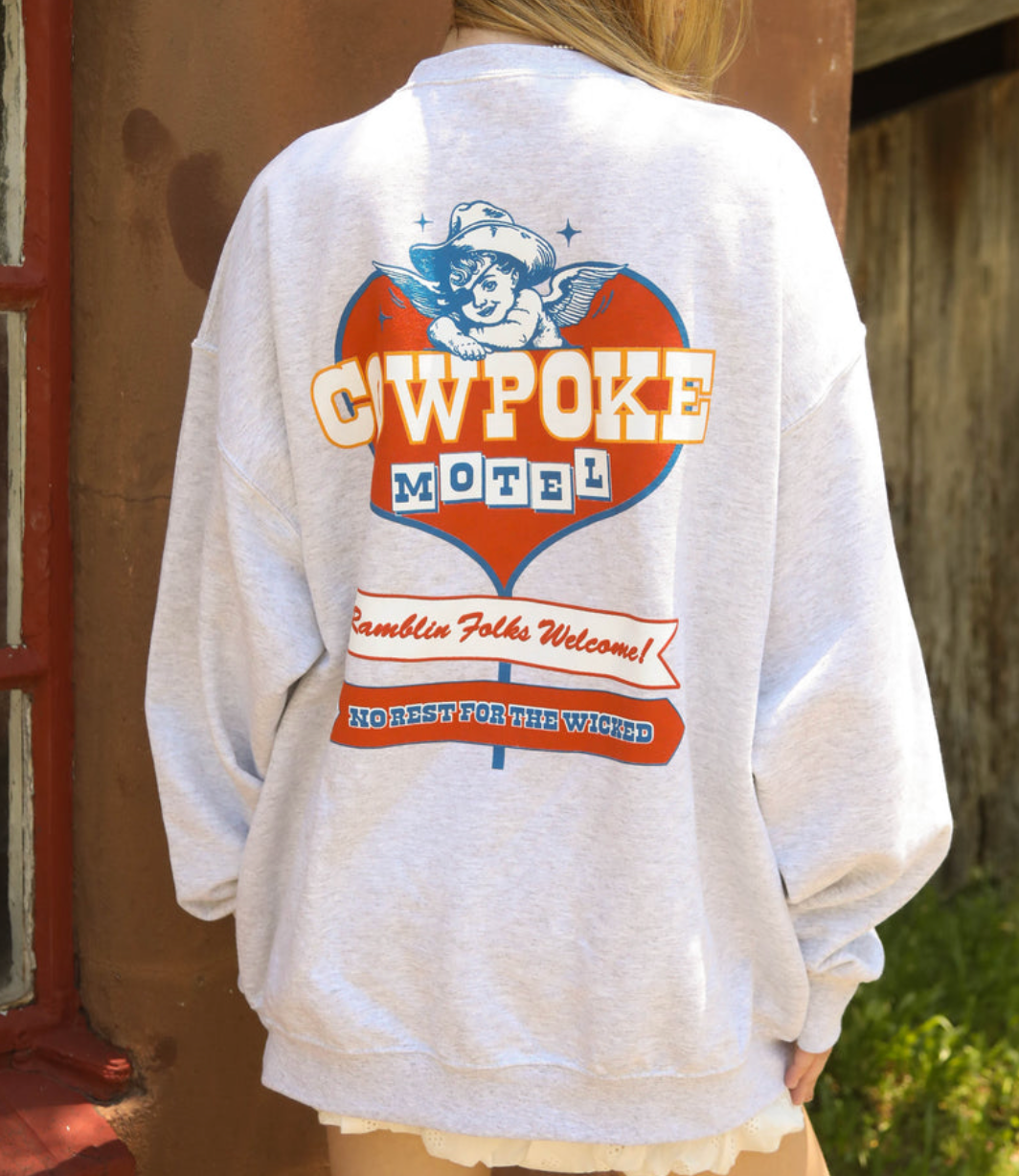 Charlie Southern Cowpoke Motel Crewneck