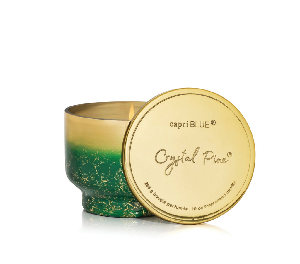 Capri Blue 10oz Glimmer Inverted Jar - Volcano