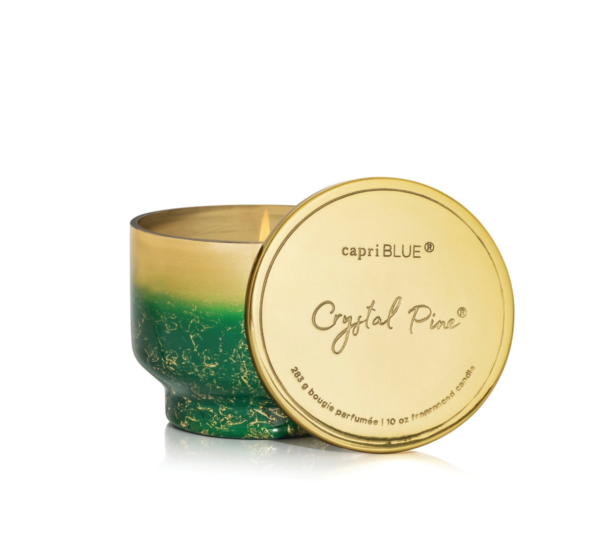 Capri Blue 10oz Glimmer Inverted Jar - Volcano
