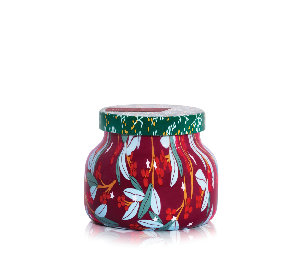 Capri Blue 8oz Petite Holiday Pattern Jar - Tinsel & Spice
