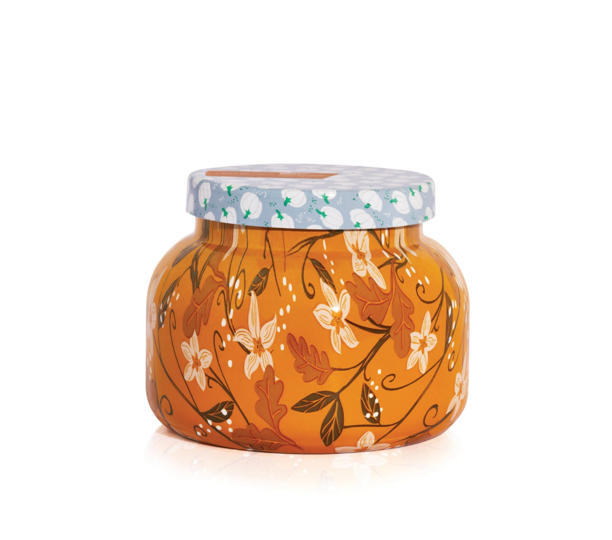 Capri Blue 8oz Petite Holiday Pattern Jar - Pumpkin Dulce