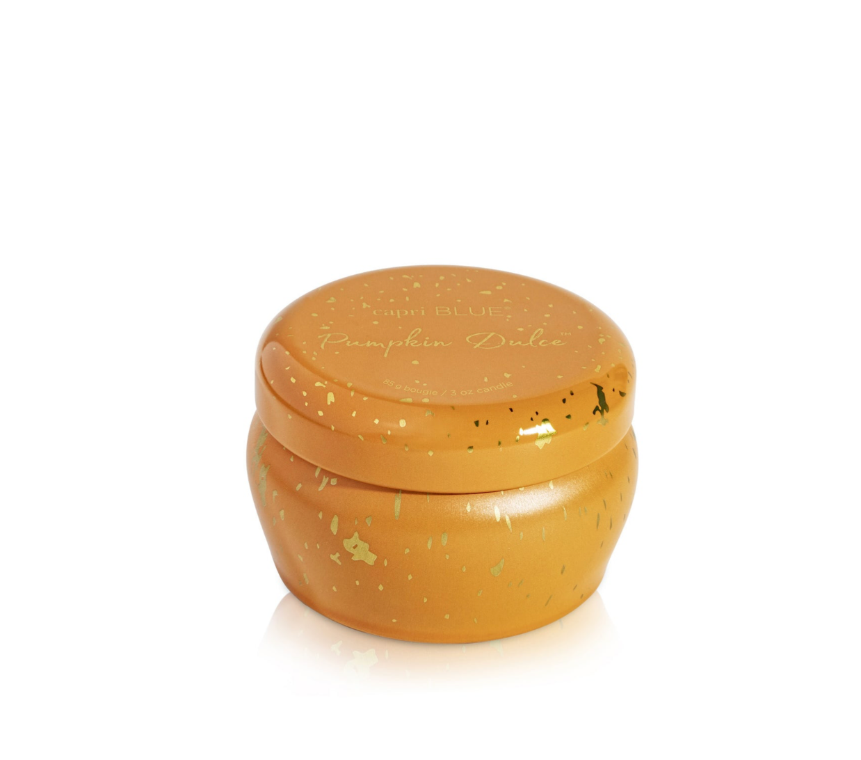 Capri Blue 3oz Glimmer Mini Tin - Pumpkin Dulce