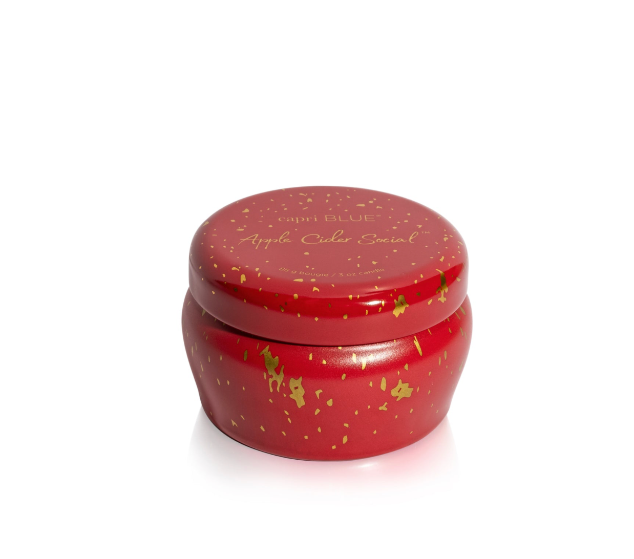 Capri Blue 3oz Glimmer Mini Tin - Apple Cider