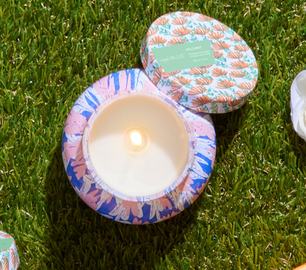 Capri Blue 19oz Signature Pattern Play Jar Candle - Volcano