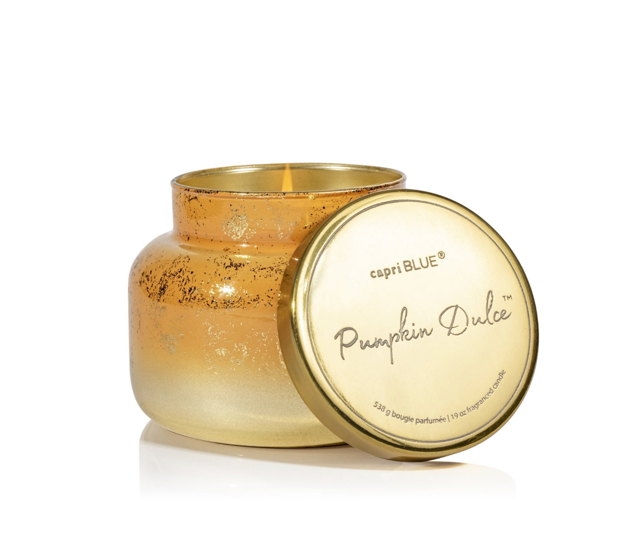 Capri Blue 19oz Glimmer Signature Jar - Pumpkin Dulce