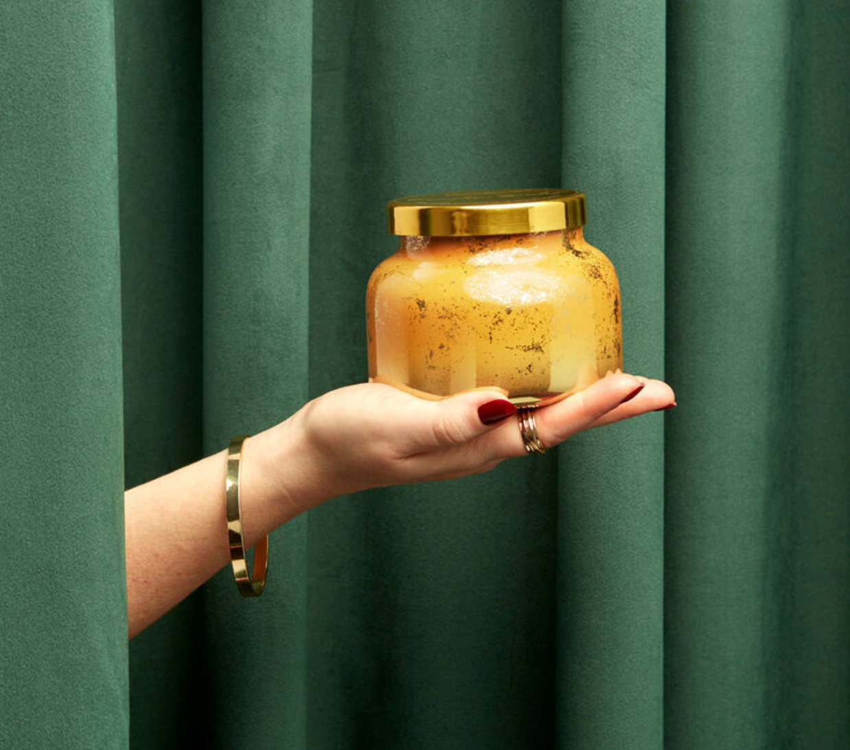 Capri Blue 19oz Glimmer Signature Jar - Pumpkin Dulce