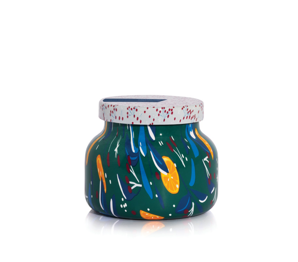 Capri Blue 8oz Petite Holiday Pattern Jar - Volcano