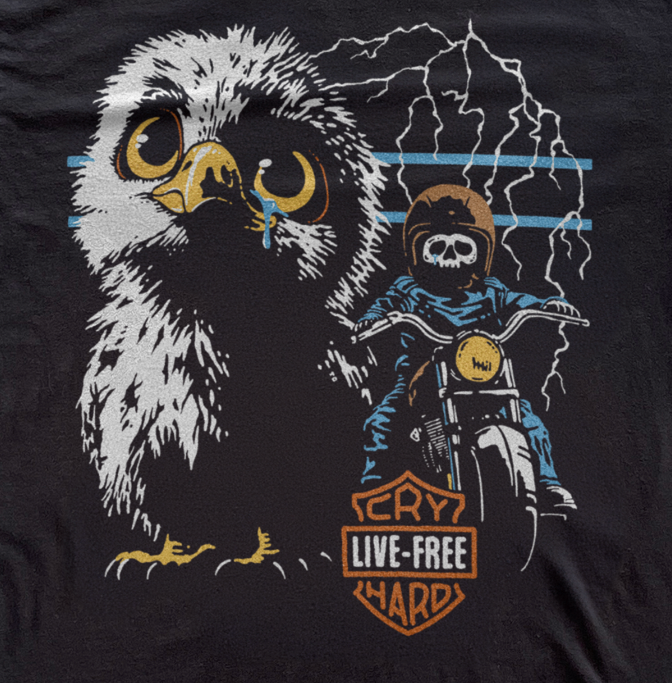 Takeout Order Live Free Cry Hard Tee