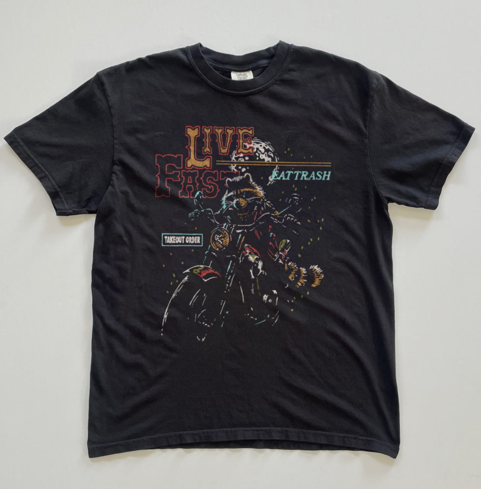 Takeout Order Live Fast Eat Trash Tee