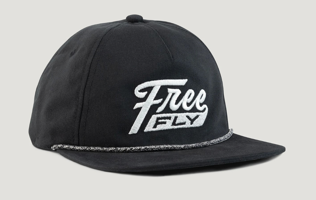 Free Fly Retro Script Brim Hat