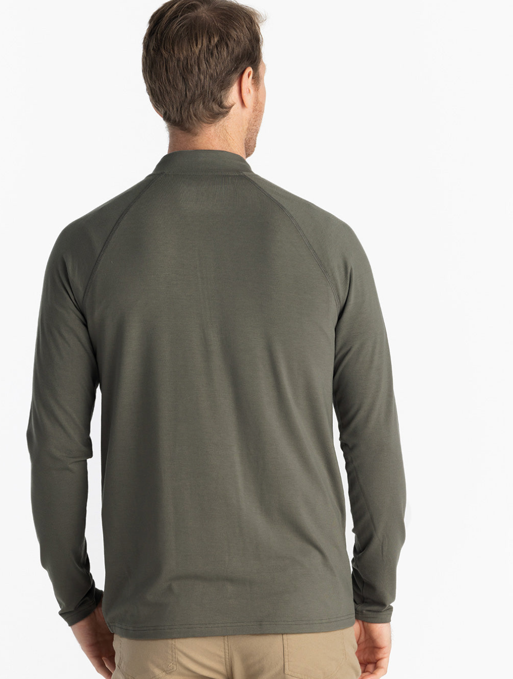 Free Fly Men's LS Bamboo Flex 1/4 Zip