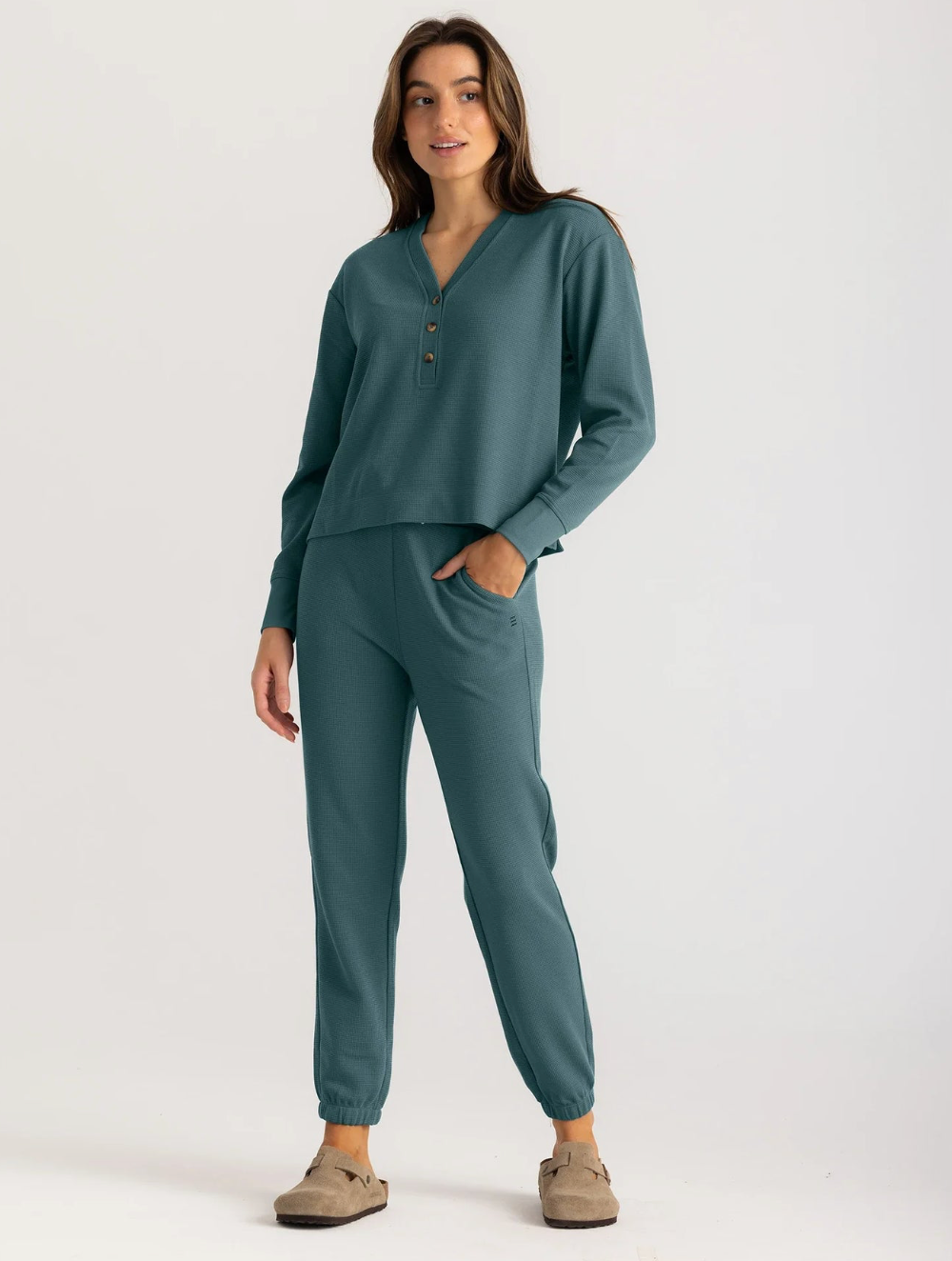 Free Fly Women's Waffle Joggers