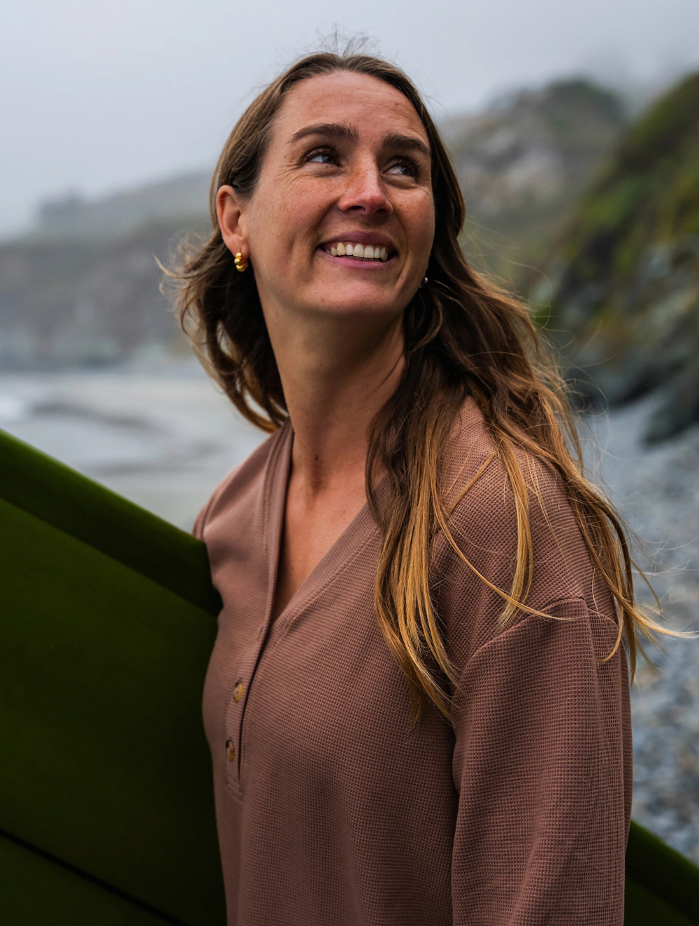 Free Fly Women's Waffle Long Sleeve Henley