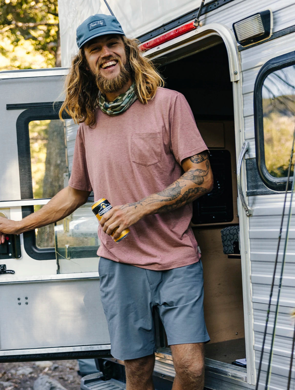 Free Fly Men's Bamboo Flex Pocket Tee