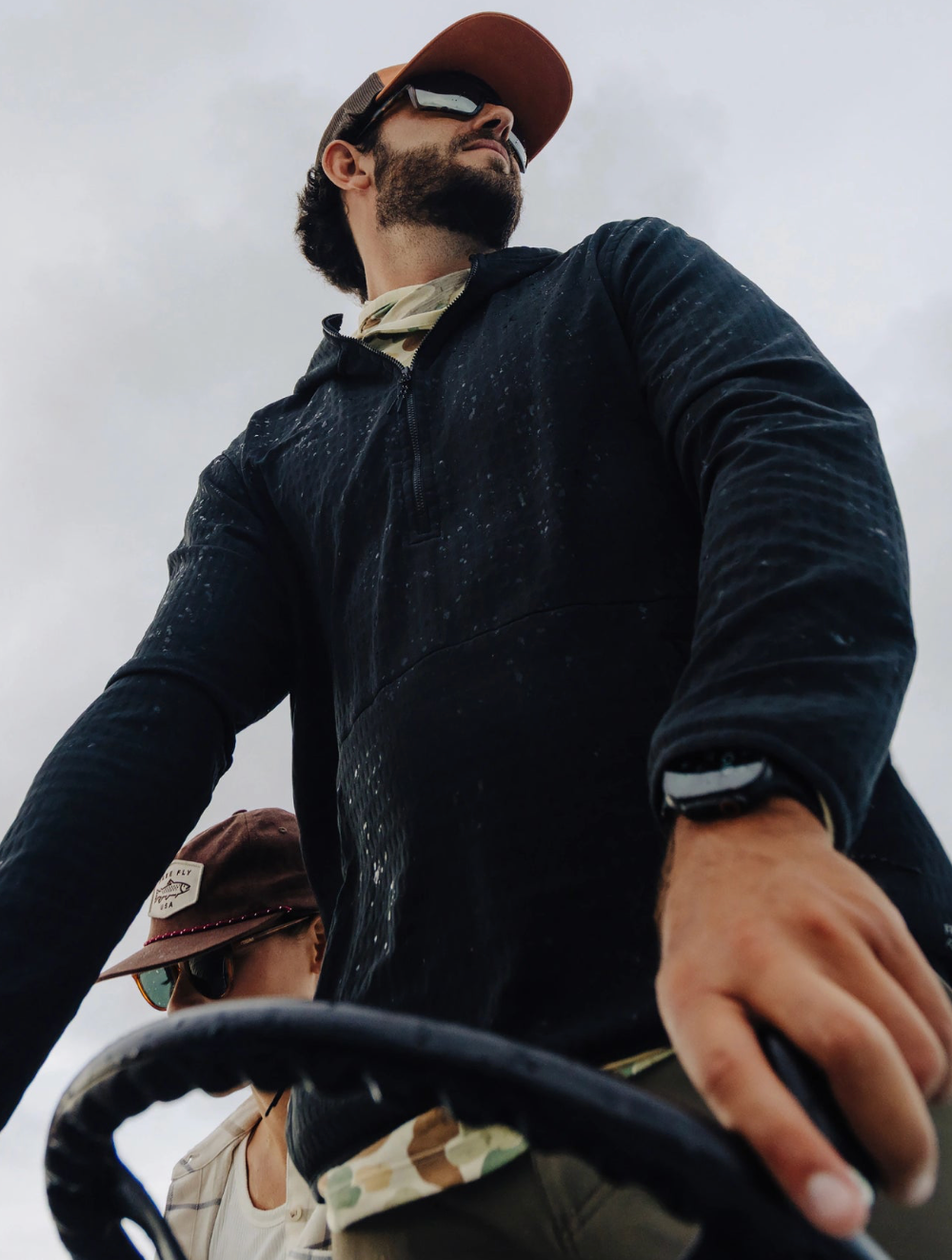 Free Fly Men's Gridlock Anorak Hoodie