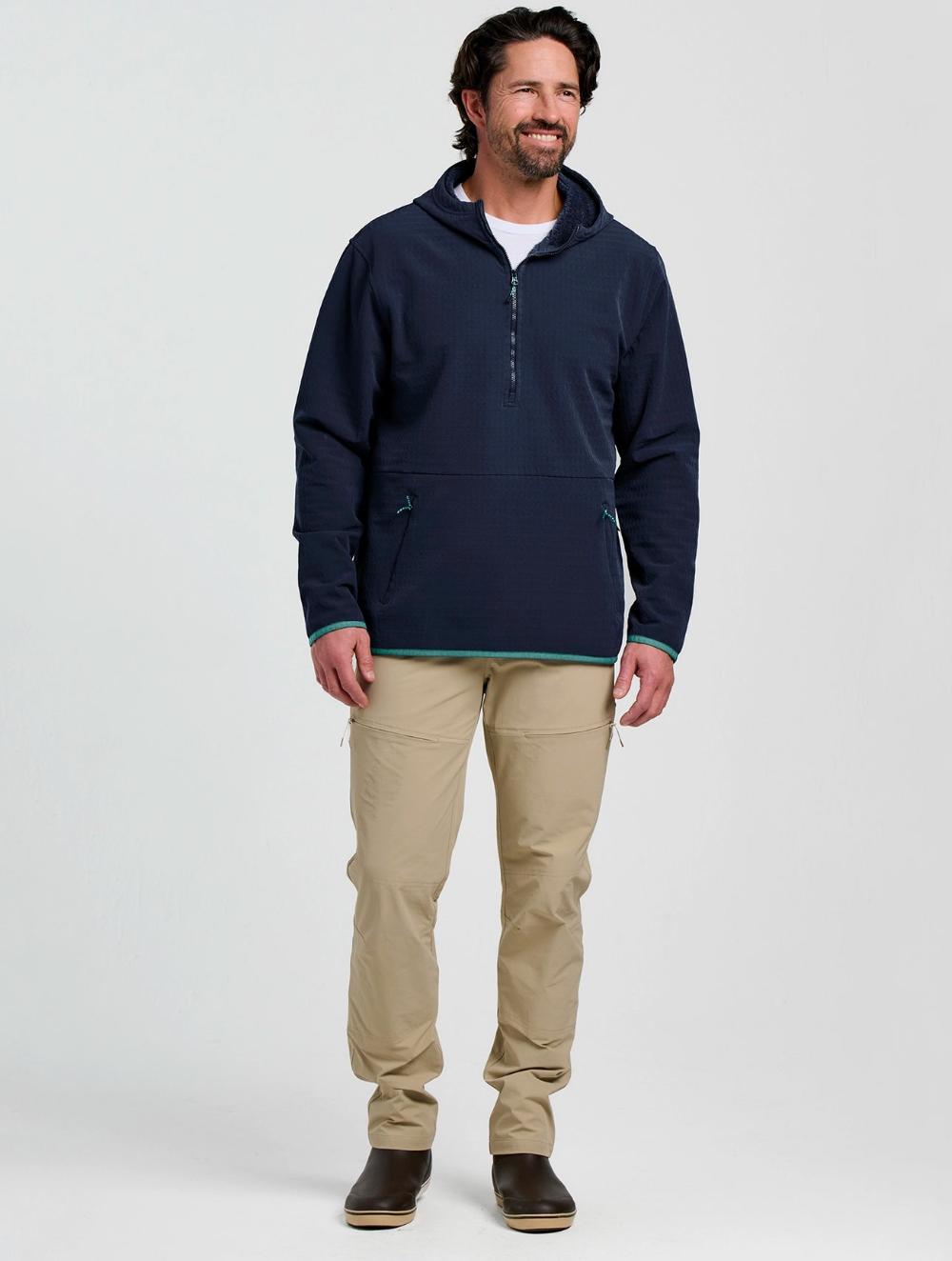 Free Fly Men's Gridlock Anorak Hoodie