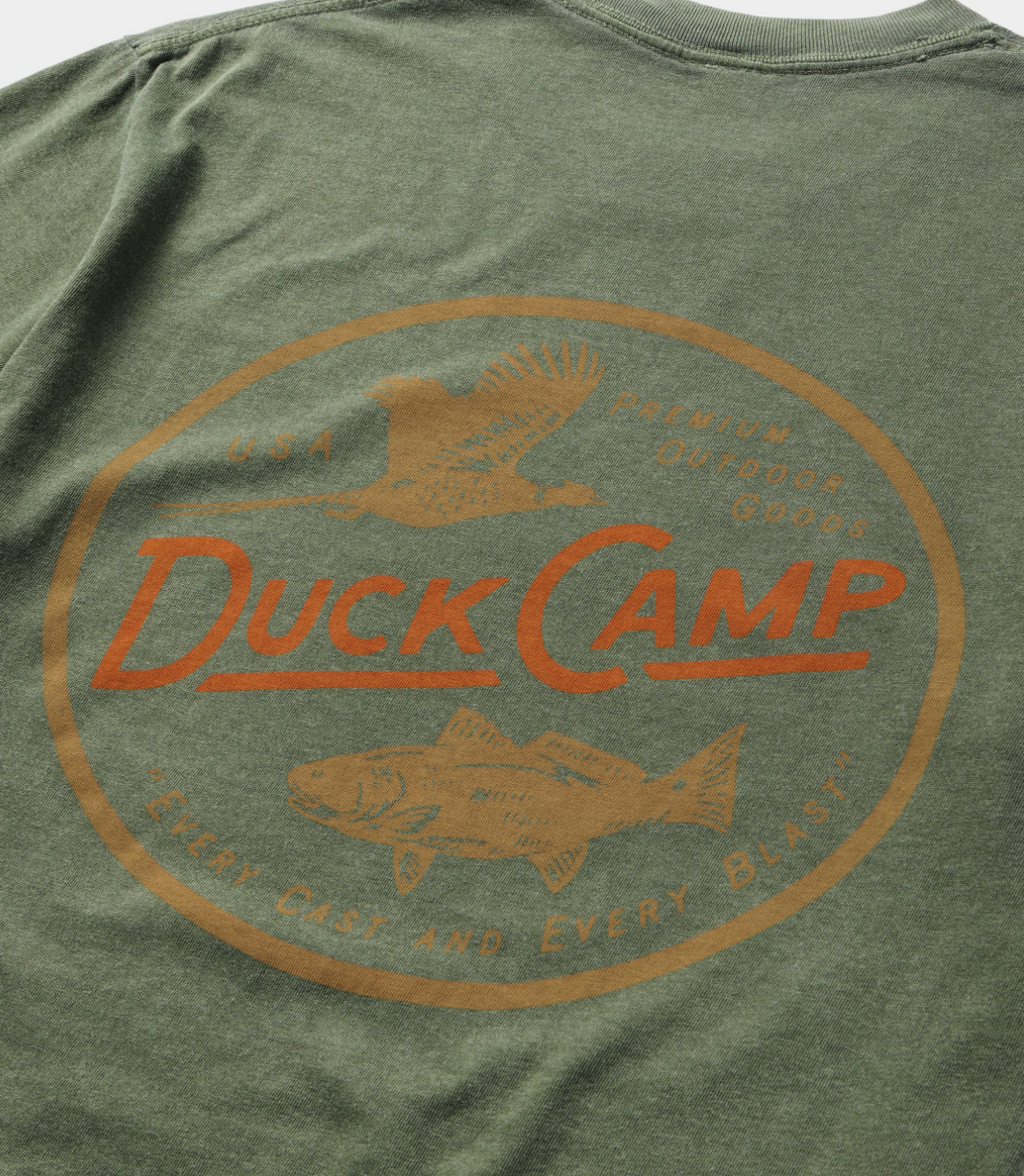 Duck Camp Men's Pheasant Redfish Tee