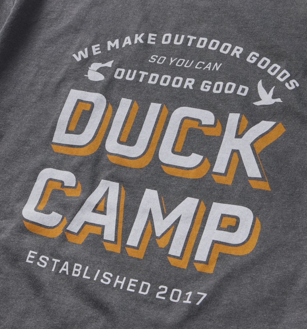 Duck Camp Men's Cast & Blast Badge Tee