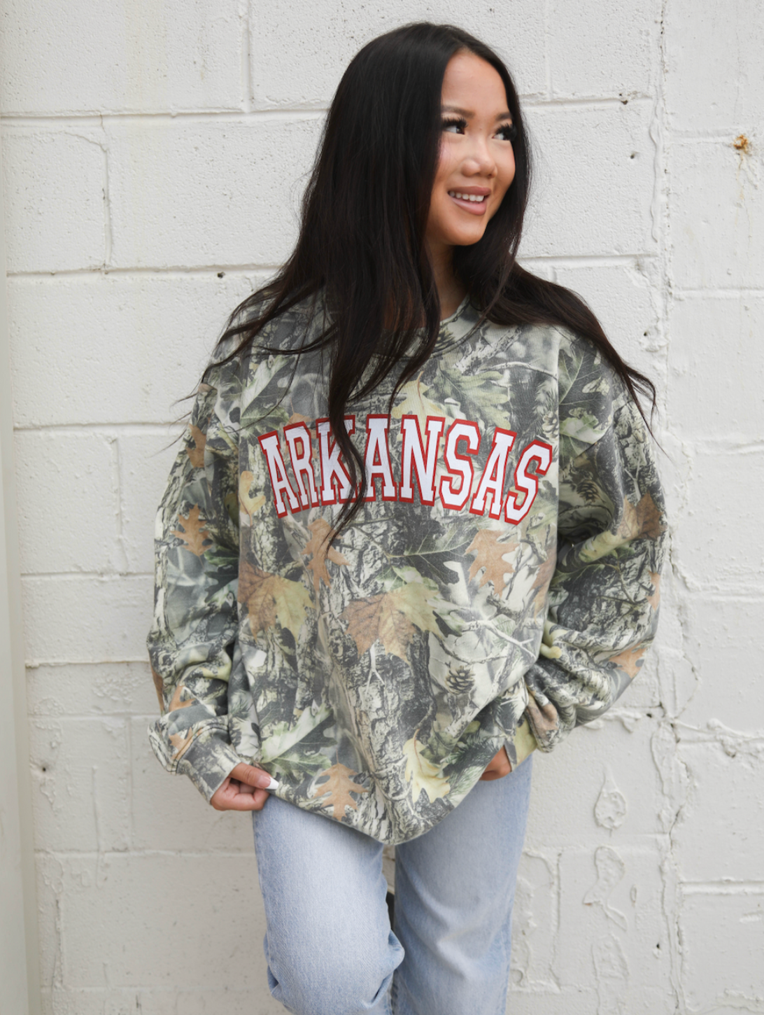 Charlie Southern Arkansa Arch Camo Sweatshirt