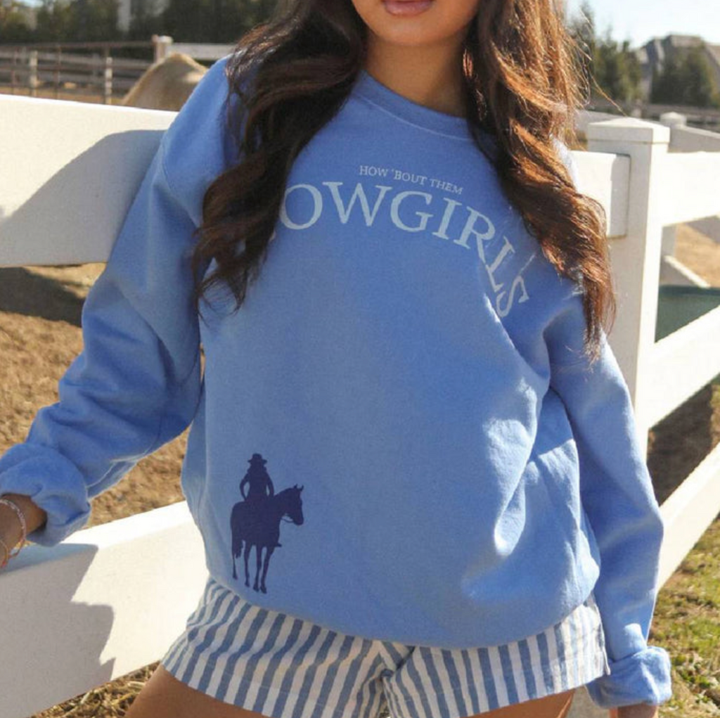 Charlie Southern How About Them Cowgirls Sweatshirt