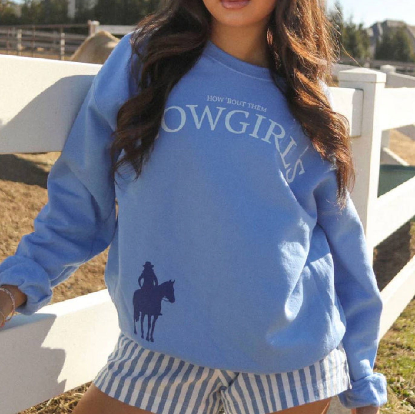 Charlie Southern How About Them Cowgirls Sweatshirt