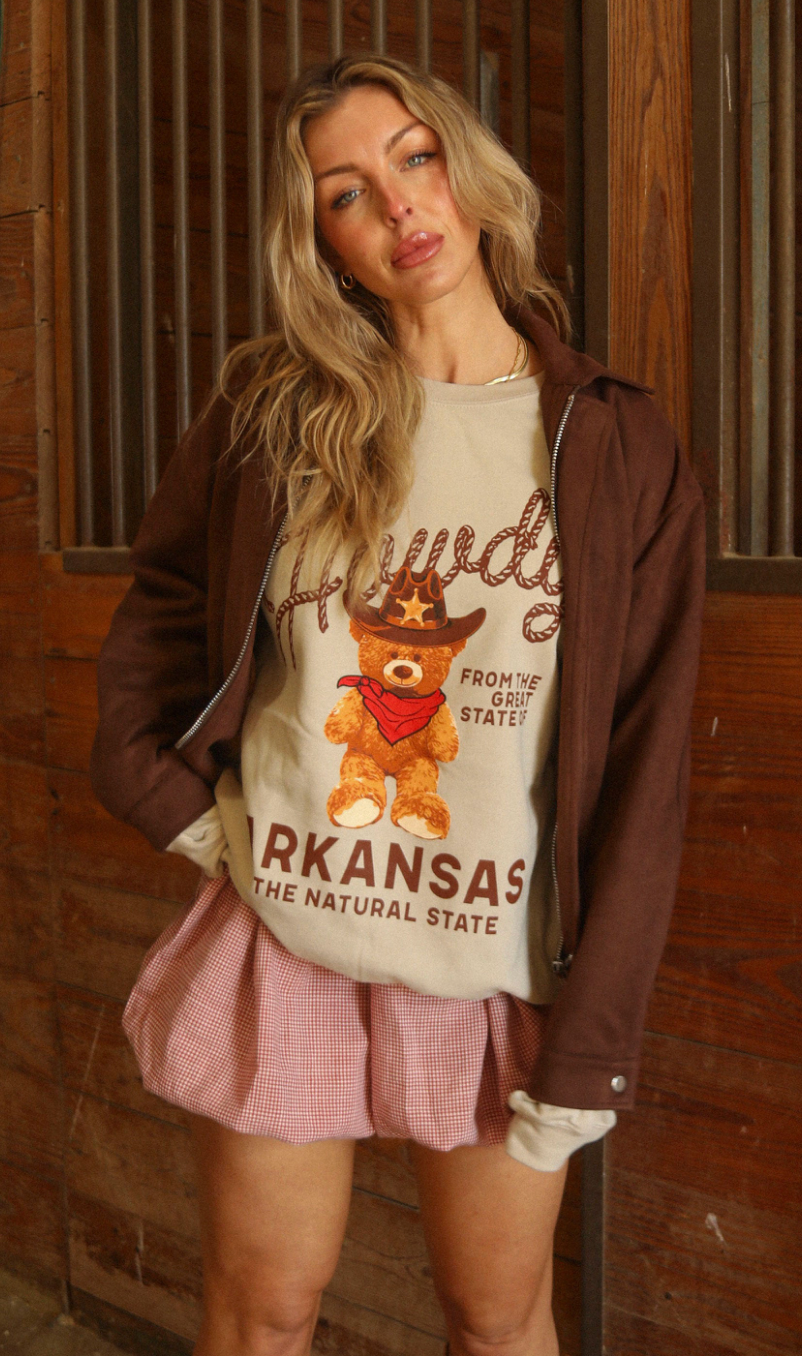 Charlie Southern Howdy Texas Teddy Sweatshirt