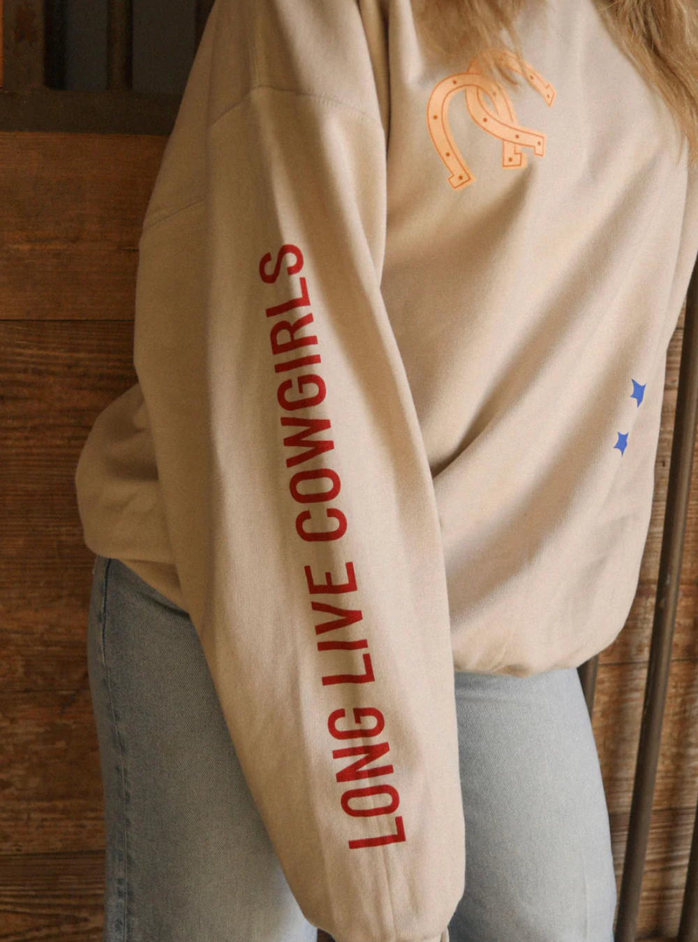 Charlie Southern Cowgirl Patchwork Sweatshirt