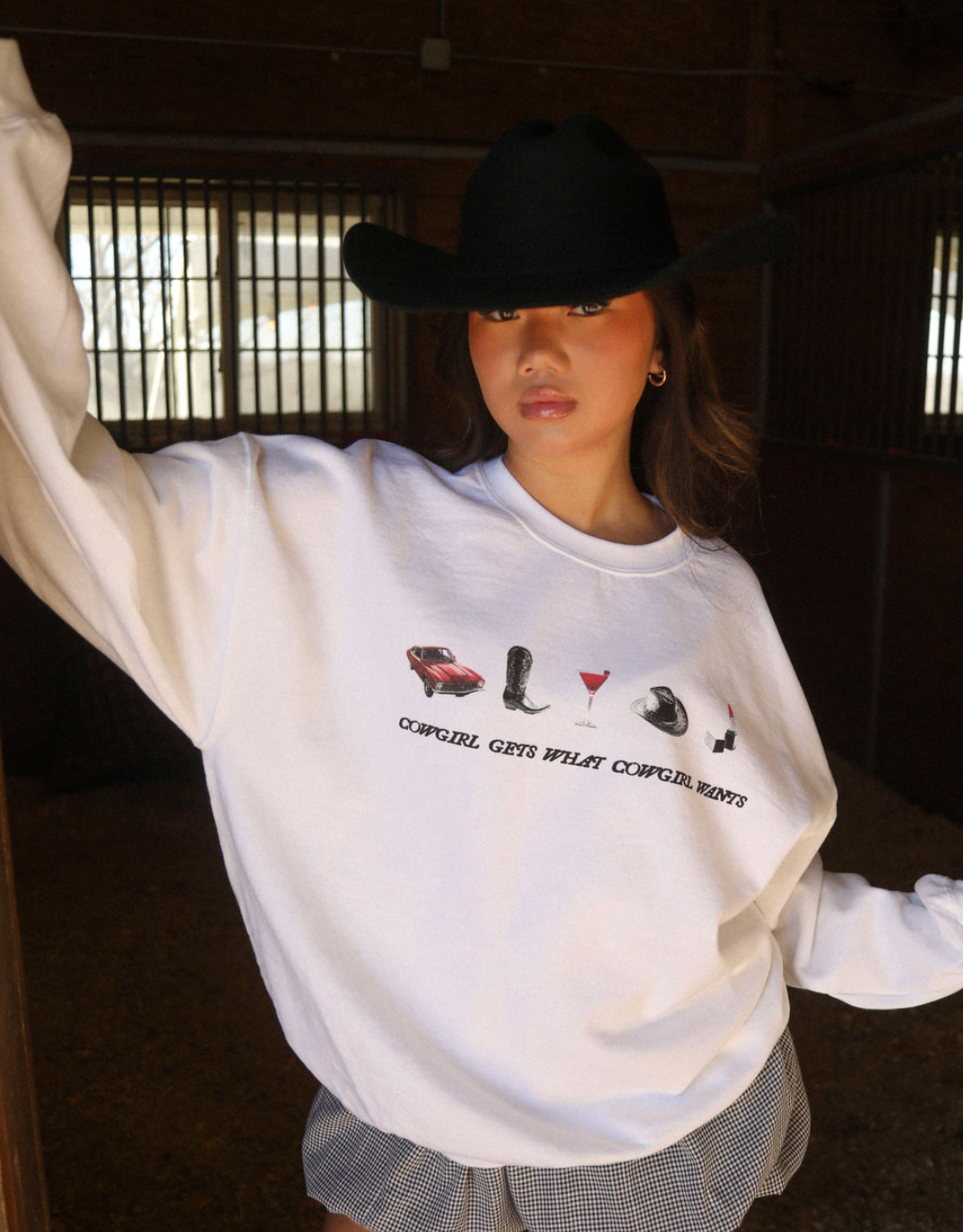Charlie Southern What A Cowgirl Wants Sweatshirt