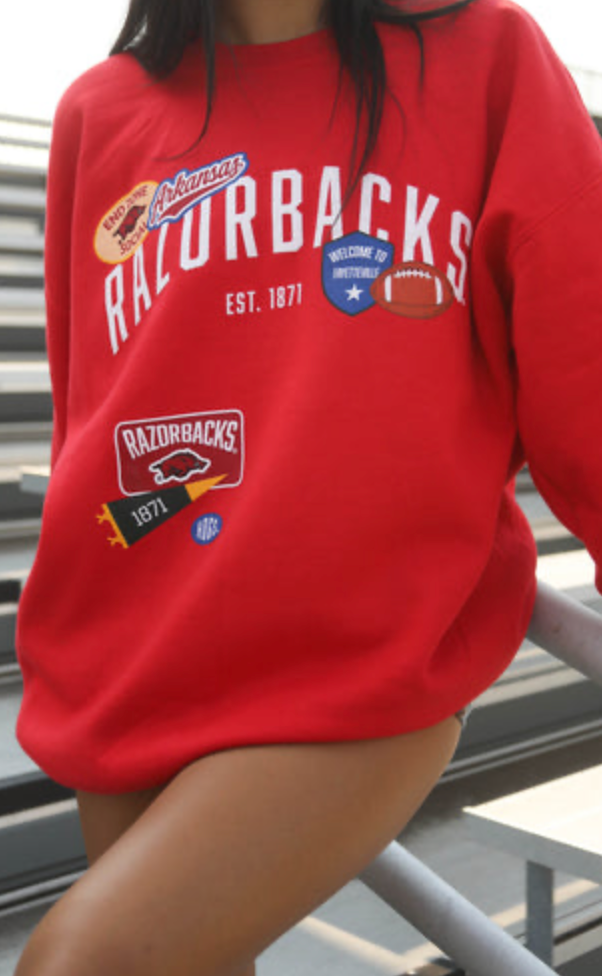 Charlie Southern Razorback Patches Sweatshirt