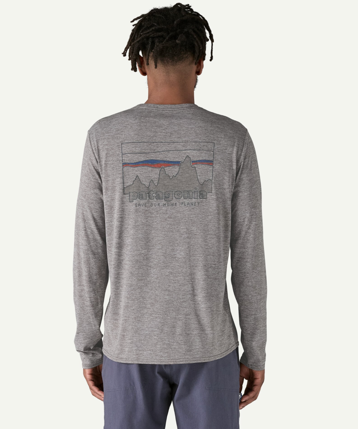 Patagonia Men's Long Sleeve Cap Cool Daily Graphic Tee