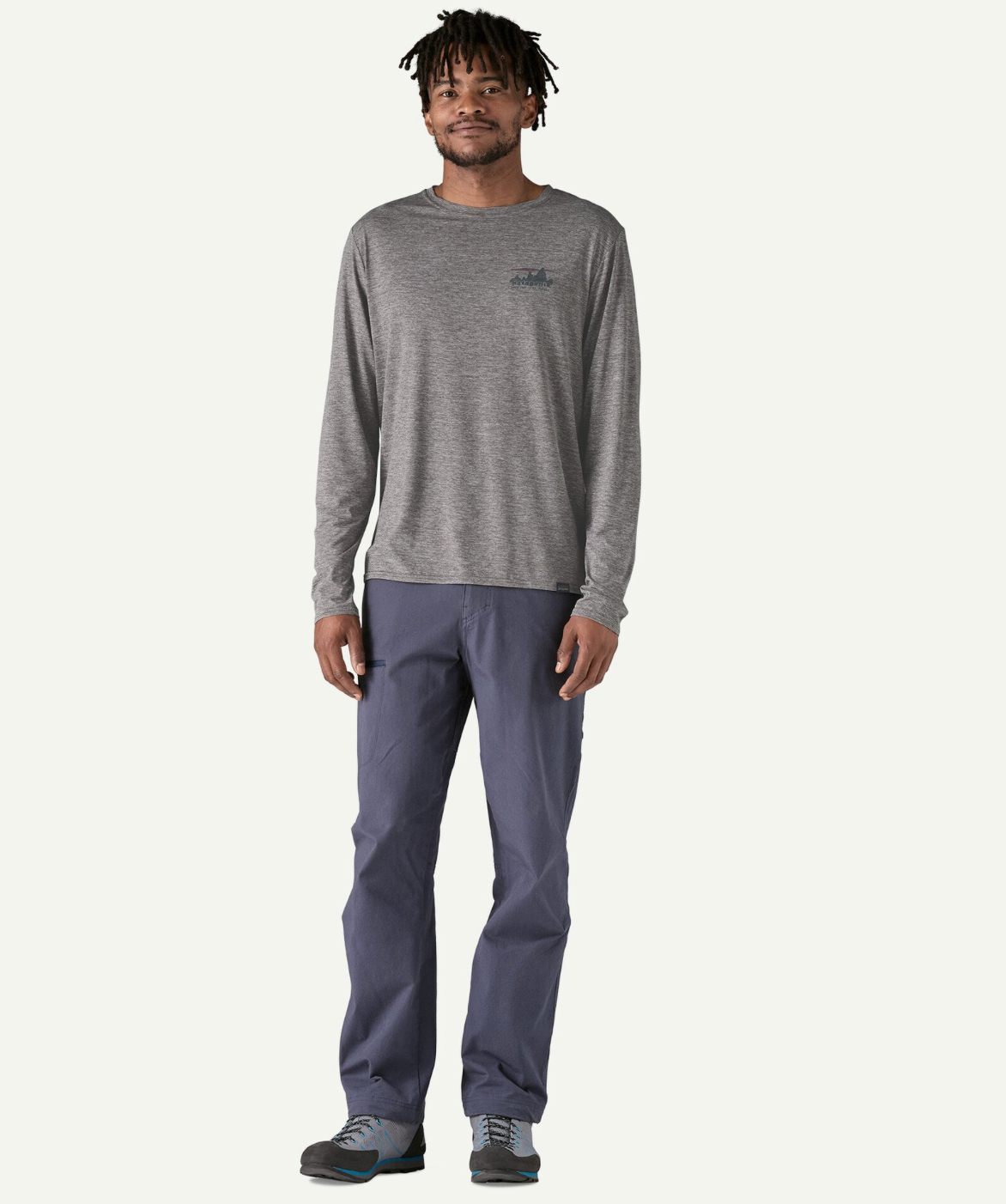 Patagonia Men's Long Sleeve Cap Cool Daily Graphic Tee