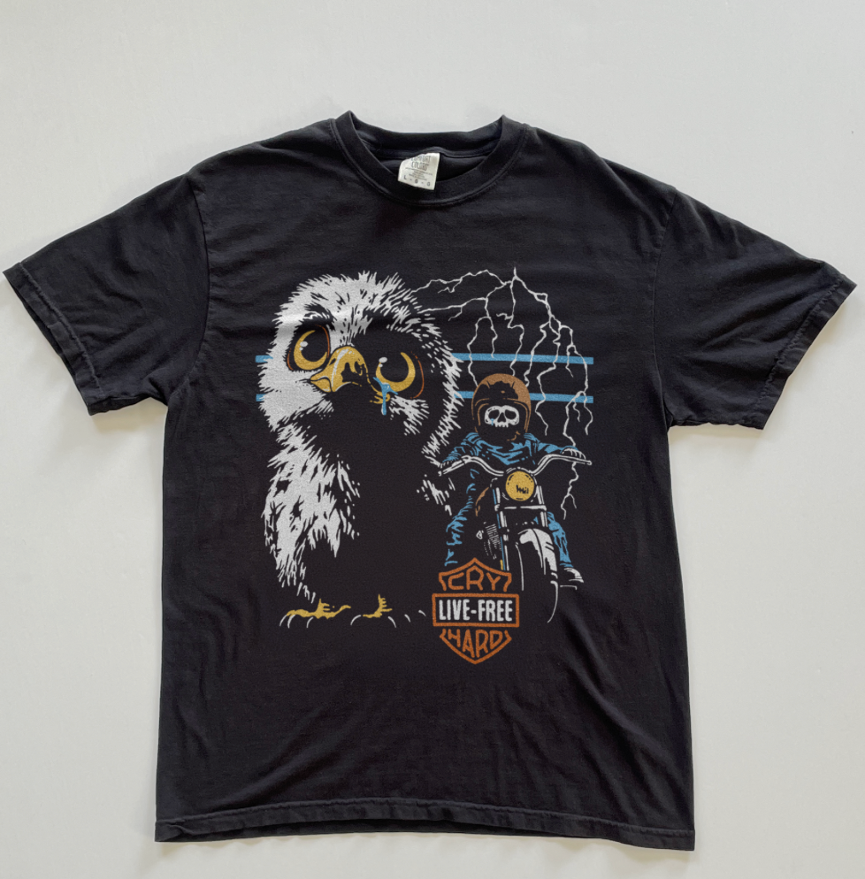 Takeout Order Live Free Cry Hard Tee